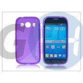 Samsung sm-g357fz galaxy ace 4 szilikon hátlap - s-line - lila PT-2107