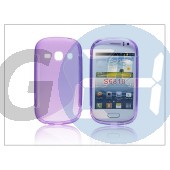 Samsung s6810 galaxy fame szilikon hátlap - s-line - lila PT-1055