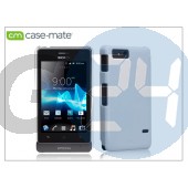 Sony xperia go (st27i) hátlap - case-mate barely there - white CM022238
