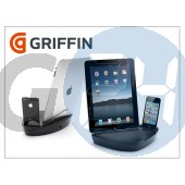 Apple iphone 3g/3gs/4/4s + ipad/ipad2 asztali tartó töltő funkcióval - griffin powerdock dual G021