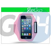 Apple iphone 5/5s kartok sportoláshoz - gecko sports armband - pink GG098
