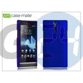 Sony xperia s (lt26i) hátlap - case-mate barely there - blue CM020311