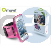 Apple iphone 4/4s/5/5c/5s kartok sportoláshoz - muvit armband - pink I-MUARM0012