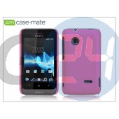 Sony xperia go (st27i) hátlap - case-mate smooth - pink CM022875
