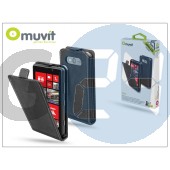 Nokia lumia 820 flipes tok képernyővédő fóliával - muvit slim - black I-MUSLI0134