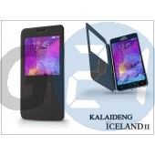 Samsung sm-n910 galaxy note 4 flipes tok - kalaideng iceland 2 series view cover - black KD-0271