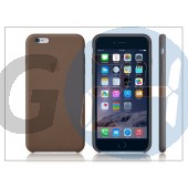 Apple iphone 6 plus eredeti gyári bőr hátlap - mgqr2zm/a - brown APL-0152