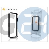 Apple iphone 5 védőkeret - bumper - gecko lianzoo - clear/black GG153