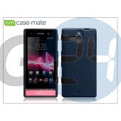 Sony xperia u (st25i) hátlap - case-mate emerge smooth - black CM020769
