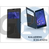 Sony xperia t3 (d5103) flipes tok - kalaideng iceland 2 series view cover - black KD-0310
