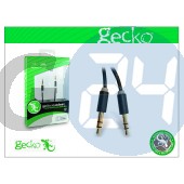 3,5 - 3,5 mm jack audio kábel 1 m-es vezetékkel - gecko soundwire gg100019 - black GG033
