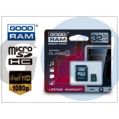 32 gb microsdhc™ class 10 memóriakártya + sd adapter  GR-021