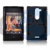 Asha 502 fekete hullámos szilikontok Asha 502  E004823