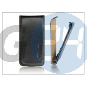 Slim flip bőrtok - sony xperia p (lt22i) - fekete PT-815