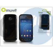 Samsung s7572 galaxy trend ii duos hátlap - muvit minigel - black I-MUSKI0312