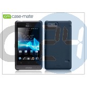 Sony xperia go (st27i) hátlap - case-mate barely there - black CM022236