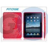 Apple ipad szilikon hátlap - fitcase - red FC058