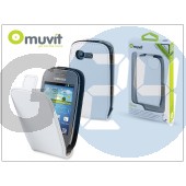 Samsung s5310 galaxy pocket neo flipes tok képernyővédő fóliával - muvit slim - white I-MUSLI0331