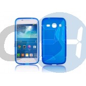 G3500 core plus kék hullámos szilikontok Galaxy Core Plus G350  E004696