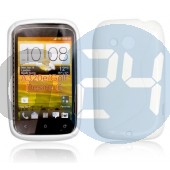 Htc desire c fehér hullámos szilikontok Desire C  E004223