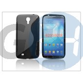 Samsung i9200 galaxy mega 6.3 szilikon hátlap - s-line - fekete PT-1097