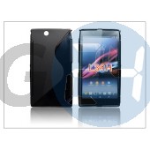 Sony xperia z ultra (c6802) szilikon hátlap - s-line - fekete PT-1137