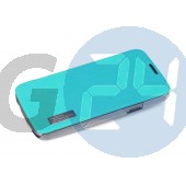 I9190 galaxy s4 mini elegant oldaltnyitós tok - bliszteres, türkizzöld Galaxy S4 mini  E004327