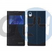 D6503 xperia z2 excel kivágott oldaltnyitós tok - fekete Z2  E005617