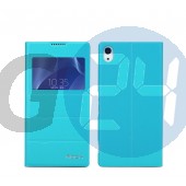 D6503 xperia z2 excel kivágott oldaltnyitós tok - kék Z2  E005619