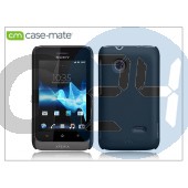 Sony xperia go (st27i) hátlap - case-mate smooth - black CM022203