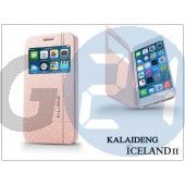 Apple iphone 6 plus flipes tok - kalaideng iceland 2 series view cover - golden KD-0294