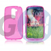 Lg d620 g2 mini pink hullámos szilikontok G2 mini  E006090