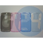 Lg d855 g3 extraslim szilikontok víztiszta pink G3  E006108