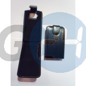 Htc touch hd felülcsattos fekete bőrtok Desire HD  E000656