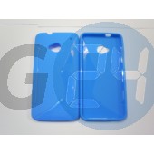 Htc one kék hullámos szilikontok One  E004704