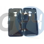 Htc one maxx fekete hullámos szilikontok One Maxx  E004596