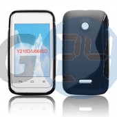 Huawei y210 fekete hullámos szilikontok Y210  E003880