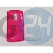 Lg g3 d855 pink hullámos szilikontok G3  E005962