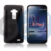 Lg g-flex fekete hullámos szilikontok G Flex  E005095