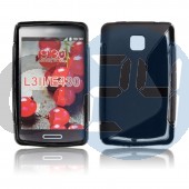 Lg l3 ii fekete hullámos szilikontok LG L3 II  E003517