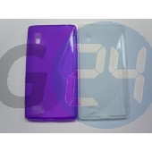 Lg l9 lila hullámos szilikontok LG L9  E004095