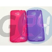 Lg d405 l90 lila hullámos szilikontok D405 L90  E005964