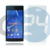 D2305 xperia m2 fehér hullámos szilikontok Xperia M2  E006260