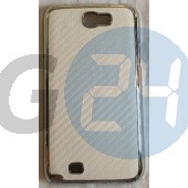 N7100 galaxy note2 fémes kevláros hátlapvédő fehér Note2  E003428