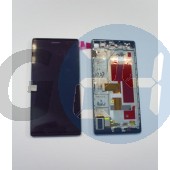 Huawei p7 lcd+érintő+keret - utángyártott, fekete  E006462