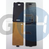 S39h xperia c slim kinyitós tok - fekete Xperia C  E004001