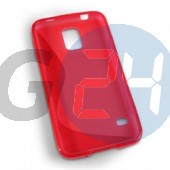 G800 galaxy s5 mini piros hullámos szilikontok Galaxy S5 mini  E006255