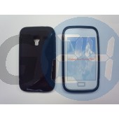 S7500 ace plus fekete hullámos szilikontok Ace Plus S7500  E001750