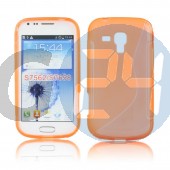 S7560 galaxy trend narancssárga hullámos szilikonok Galaxy Trend S7560  E004472