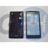 D5103 xperia t3 fekete hullámos szilikontok Xperia T3  E006439